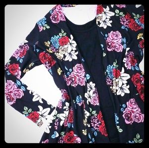 LuLaRoe XL Floral Caroline. Hard to find!